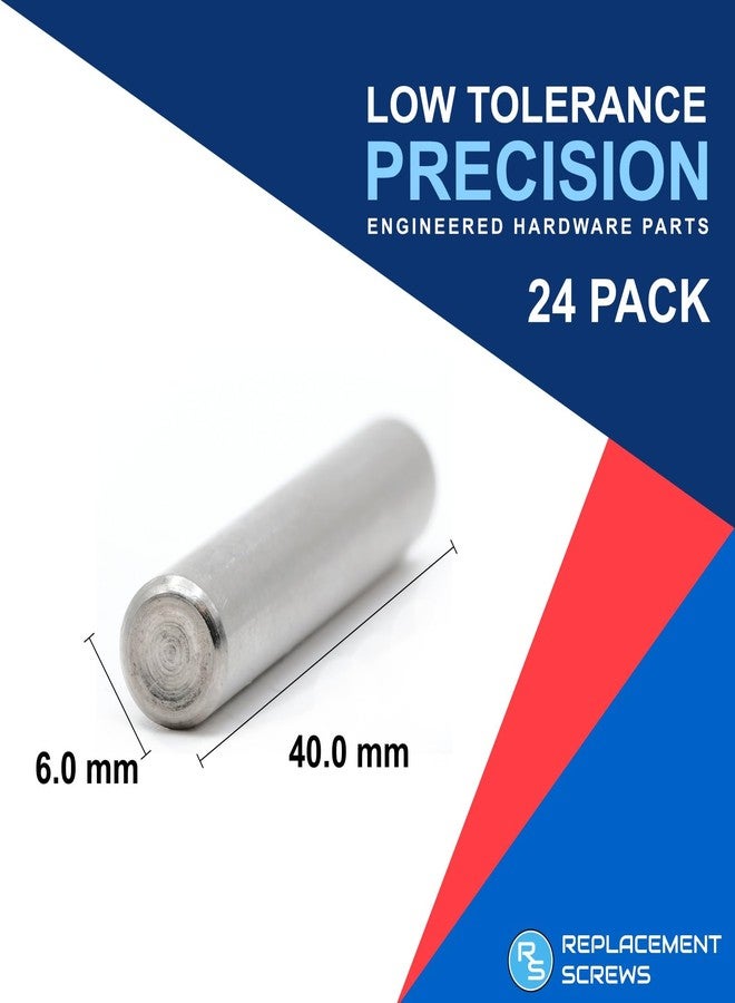 ReplacementScrews Shelf Support Dowel Pins Compatible with IKEA Part 101324 (Ivar Bookshelf) - 6x40mm - (Pack of 24) - Image 3